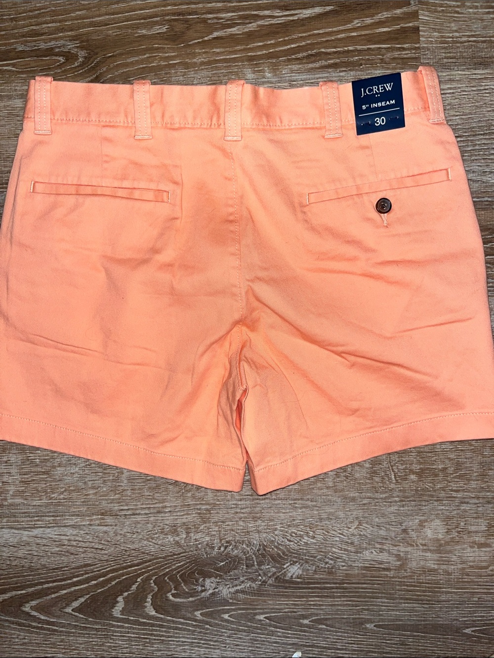 J. Crew Coral Peach Cotton Chino Shorts